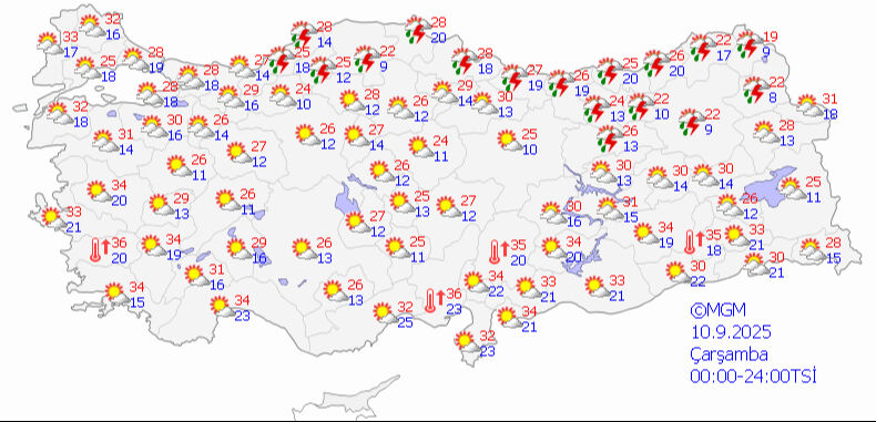 Sıcaklıklar düşüyor, yağışlar bitiyor! İşte bölge bölge beklenen hava durumu - 2. Resim