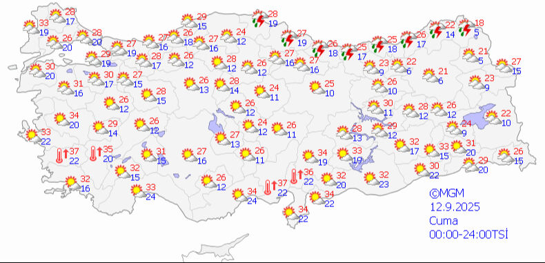 Sıcaklıklar düşüyor, yağışlar bitiyor! İşte bölge bölge beklenen hava durumu - 4. Resim