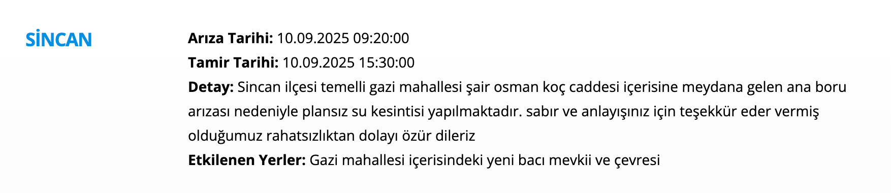 ASKİ su kesintisi sorgulama: Ankara’nın hangi ilçelerinde su kesintisi var? ASKİ su kesintisi sorgulama: Ankara’nın hangi ilçelerinde su kesintisi var? - 3. Resim