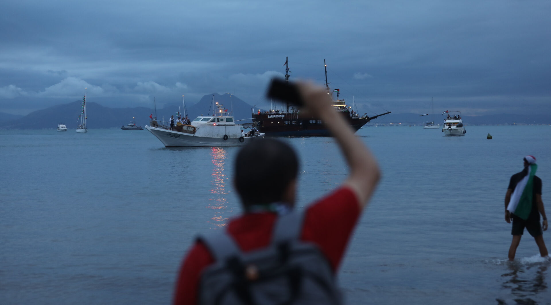 Küresel Sumud Filosu'nun Tunus'tan Gazze'ye hareketi kötü hava koşulları nedeniyle ertelendi - 2. Resim