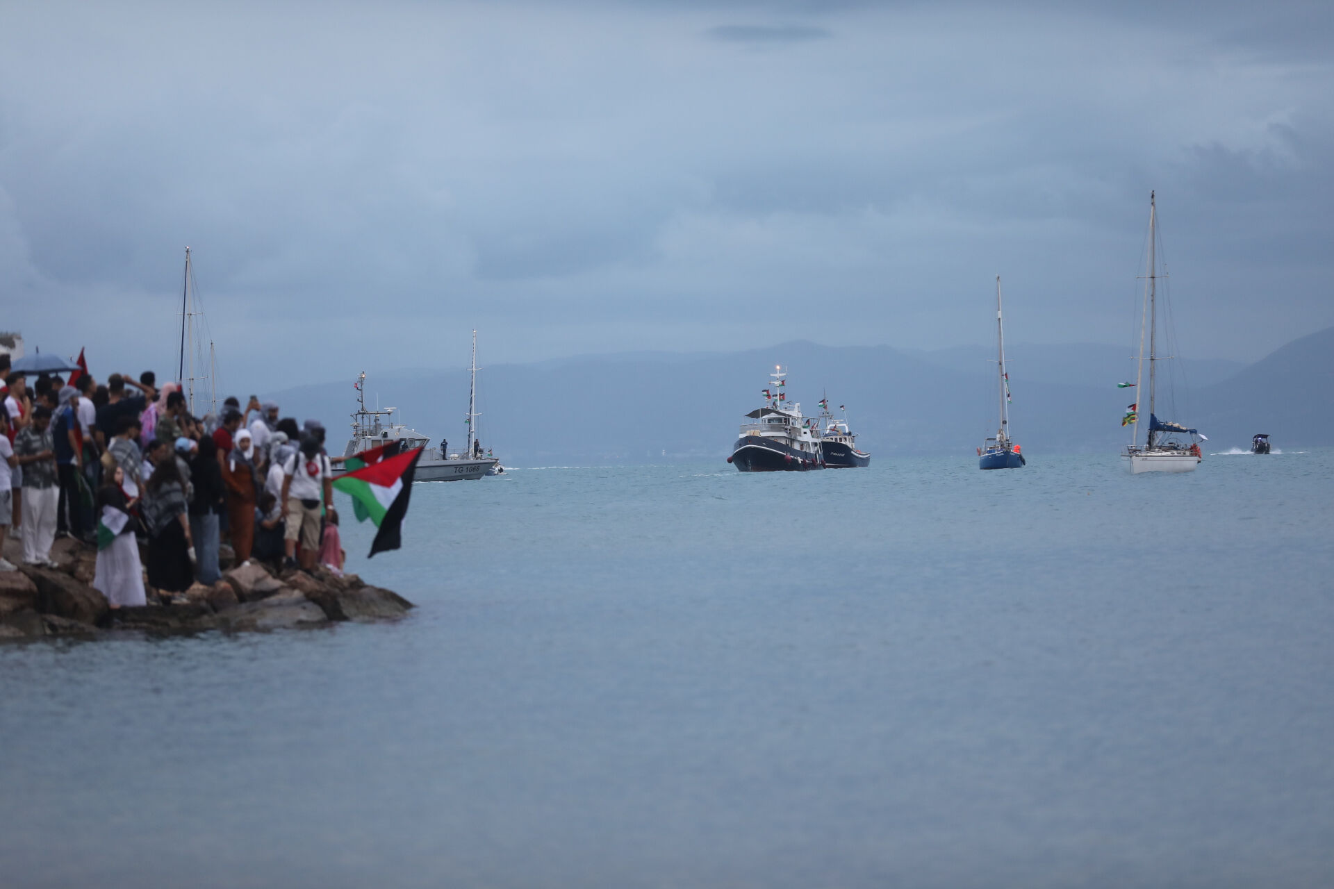 Küresel Sumud Filosu'nun Tunus'tan Gazze'ye hareketi kötü hava koşulları nedeniyle ertelendi - 3. Resim
