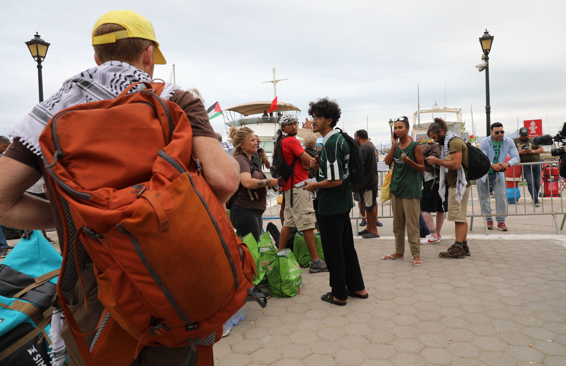 Küresel Sumud Filosu'nun Tunus'tan Gazze'ye hareketi kötü hava koşulları nedeniyle ertelendi - 4. Resim