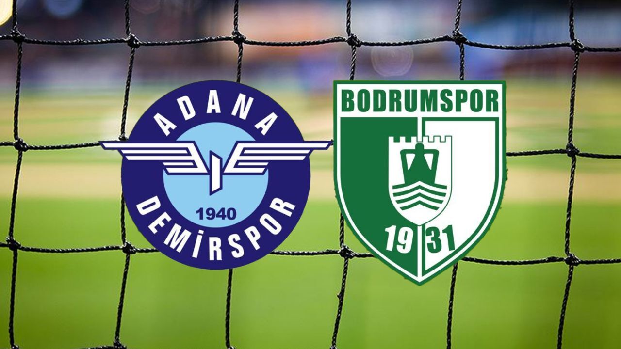 Bodrum FK - Adana Demirspor maçı hangi kanalda? Muhtemel ilk 11&#039;ler belli oldu