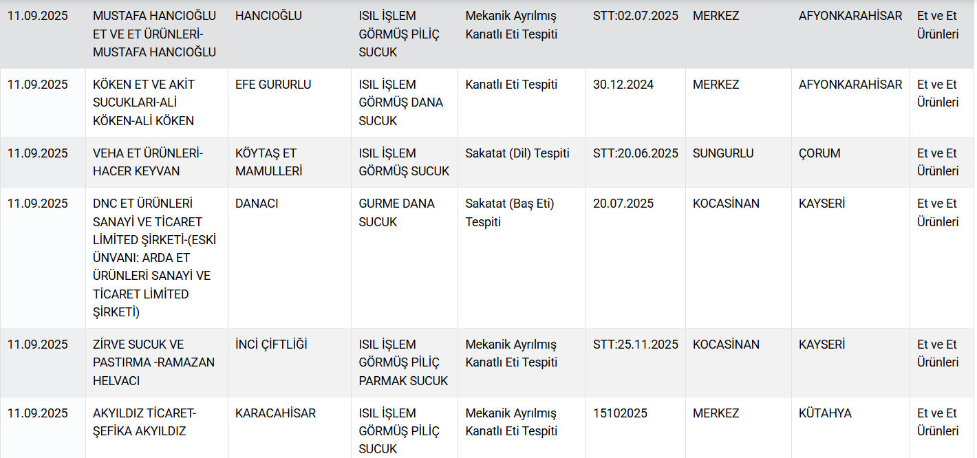Vatandaşa sucuk diye neler yedirmişler neler! Bakanlık ifşa etti, bu markalardan uzak durun! - 5. Resim