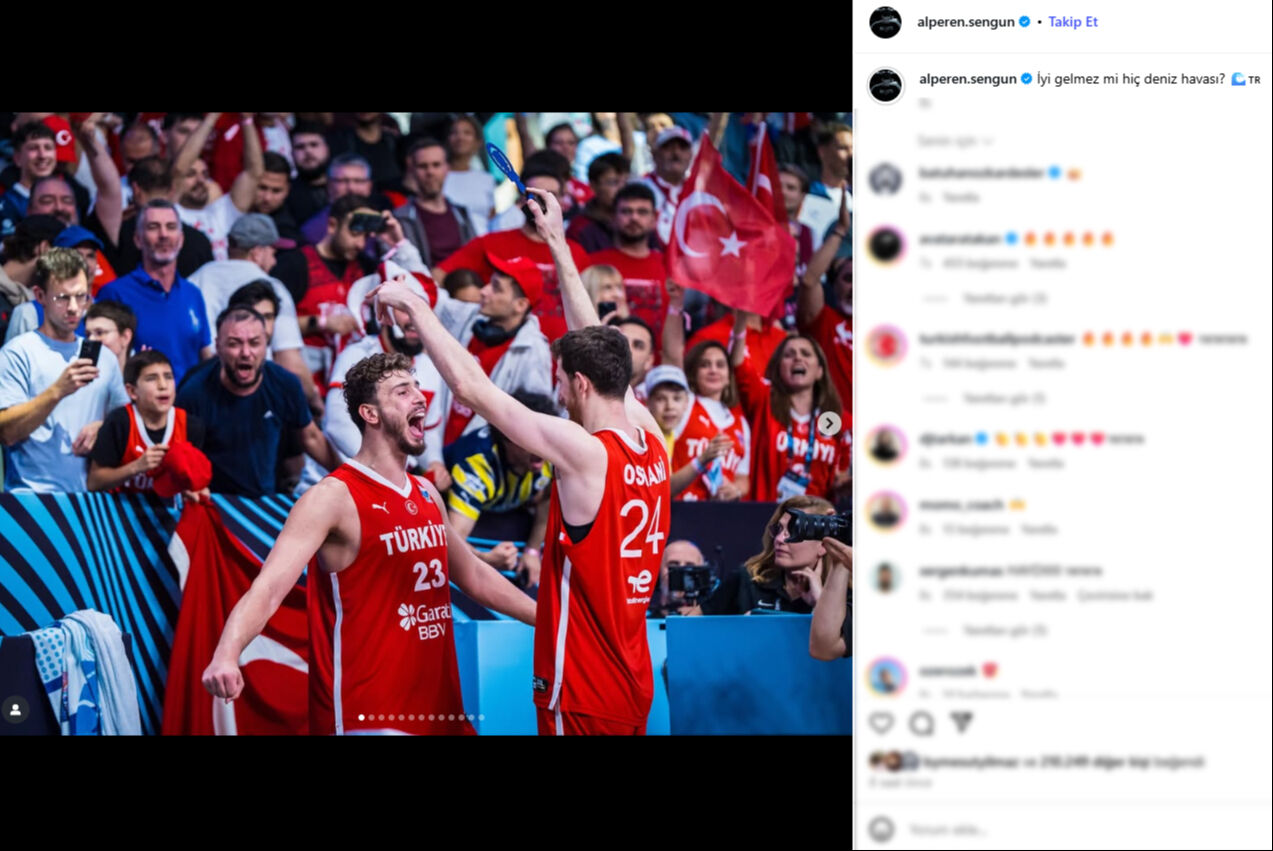 Alperen Şengün'den Yunanistan'a 