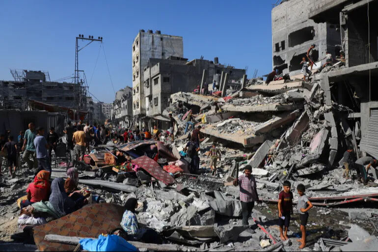 İsrail BM'ye bağlı okula bomba yağdırdı! Çok sayıda ölü ve yaralı var - 1. Resim