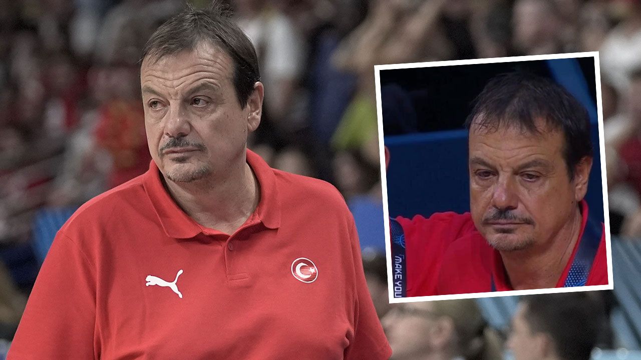 Ergin Ataman&#039;ın büyük üzüntüsü: Gözleri doldu