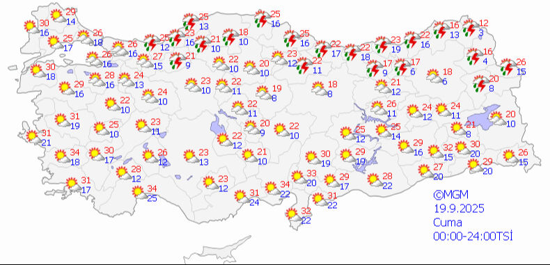 Meteoroloji tarih vererek uyardı: İstanbul ve 50’ye yakın ilde sağanak yağış var! - 6. Resim