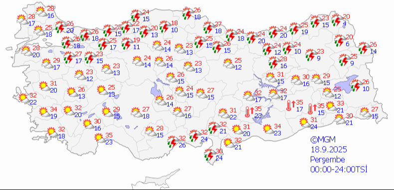 Meteoroloji tarih vererek uyardı: İstanbul ve 50’ye yakın ilde sağanak yağış var! - 5. Resim
