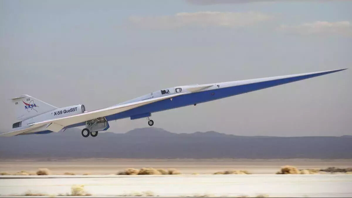 NASA’nın geliştirdiği süpersonik araştırma uçağı X-59