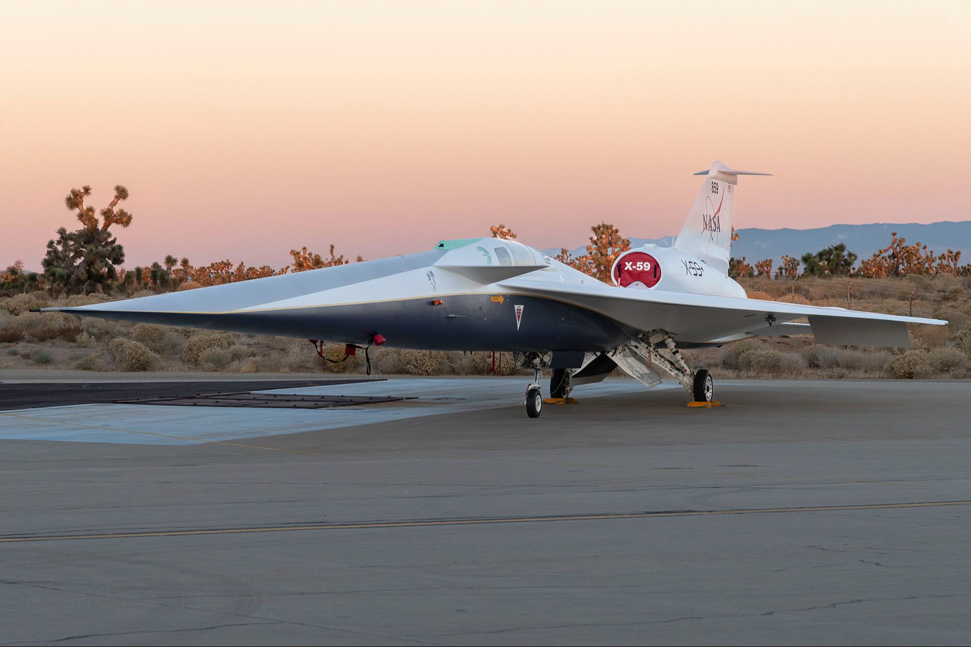 NASA’nın geliştirdiği süpersonik araştırma uçağı X-59