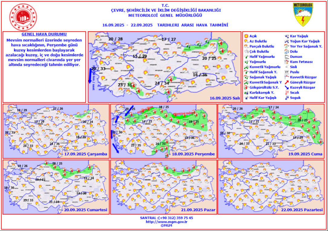 Meteoroloji uyardı: Hava sıcaklıkları düşüyor! - 1. Resim