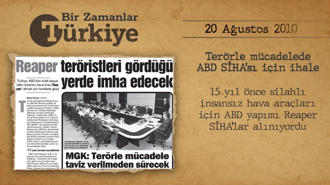 Terörle mücadelede ABD SİHA&#039;sı Reaper için ihale — BİR ZAMANLAR TÜRKİYE