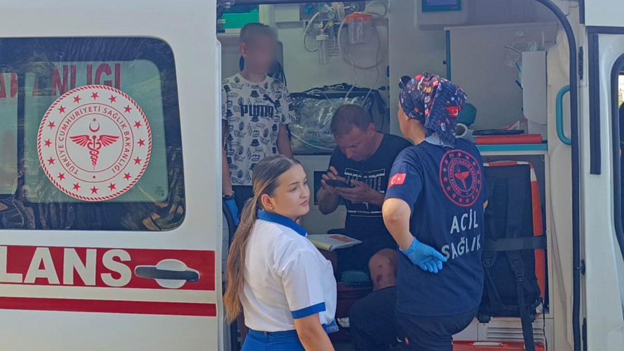  -Yaralı turist parayı duyunca ambulanstan indi