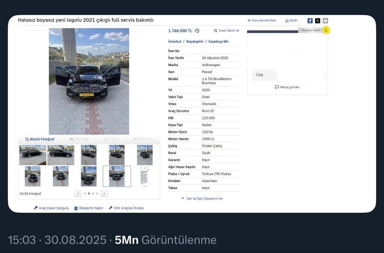 Aracın kilometresini düşürüp satışa koydular! Bakanlık cezayı kesti - 1. Resim