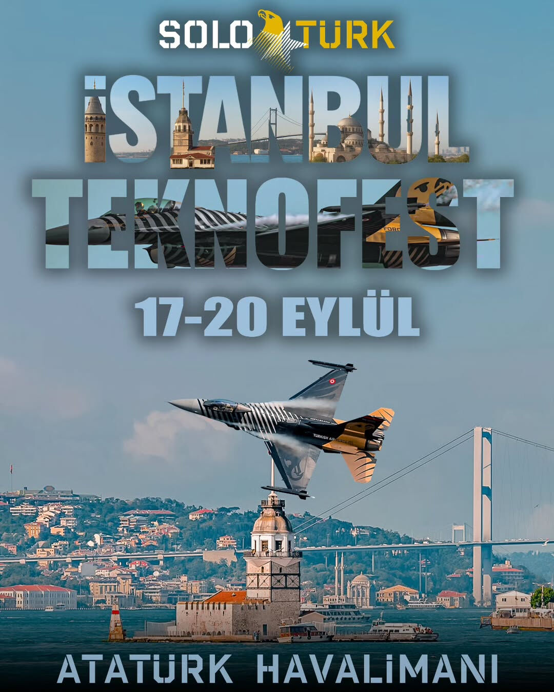 İstanbul'da jetler neden uçuyor son dakika? F16 savaş uçakları sesi duyuldu - 1. Resim