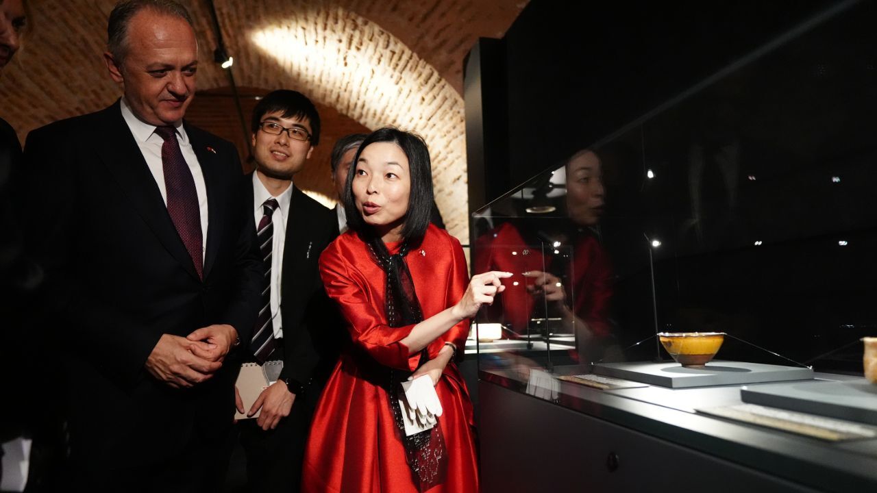 Japonya Prensesi Akiko Mikasa Türkiye&#039;de