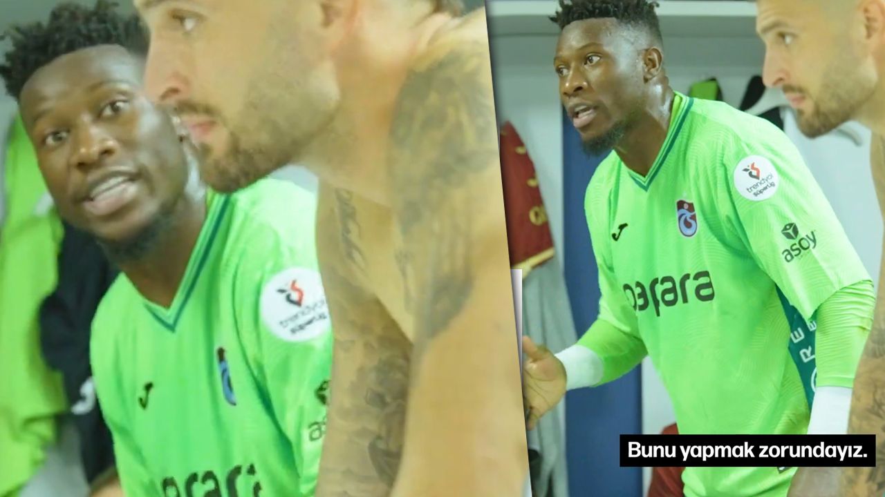  -Onana'nın soyunma odası görüntüsü gündem oldu