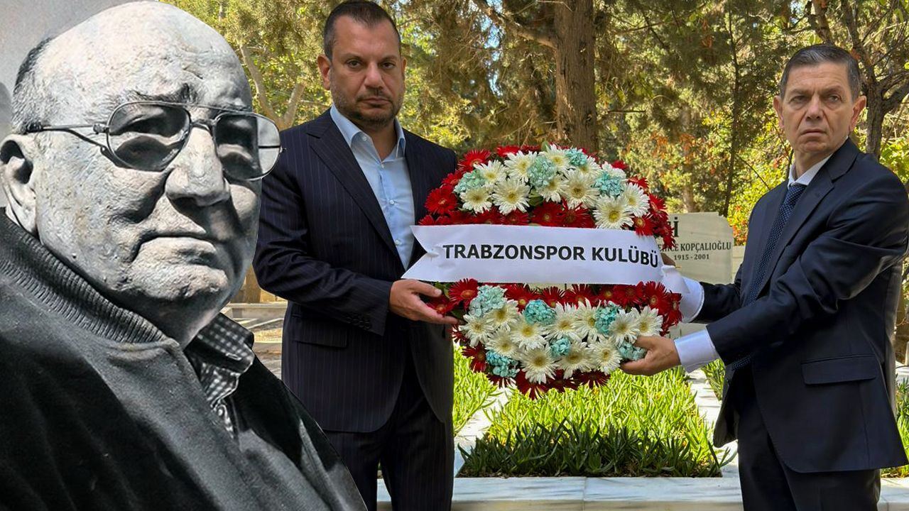 Trabzonspor&#039;un efsane başkanı Mustafa Şamil Ekinci kabri başında anıldı