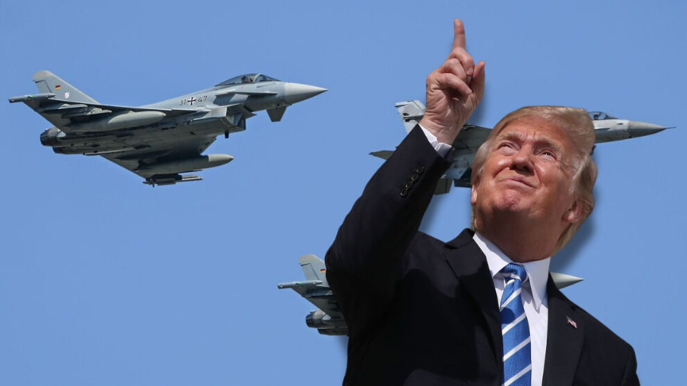 Trump’ı tehdit ettiler!  F-16’lar acil kodla havalandı - 1. Resim