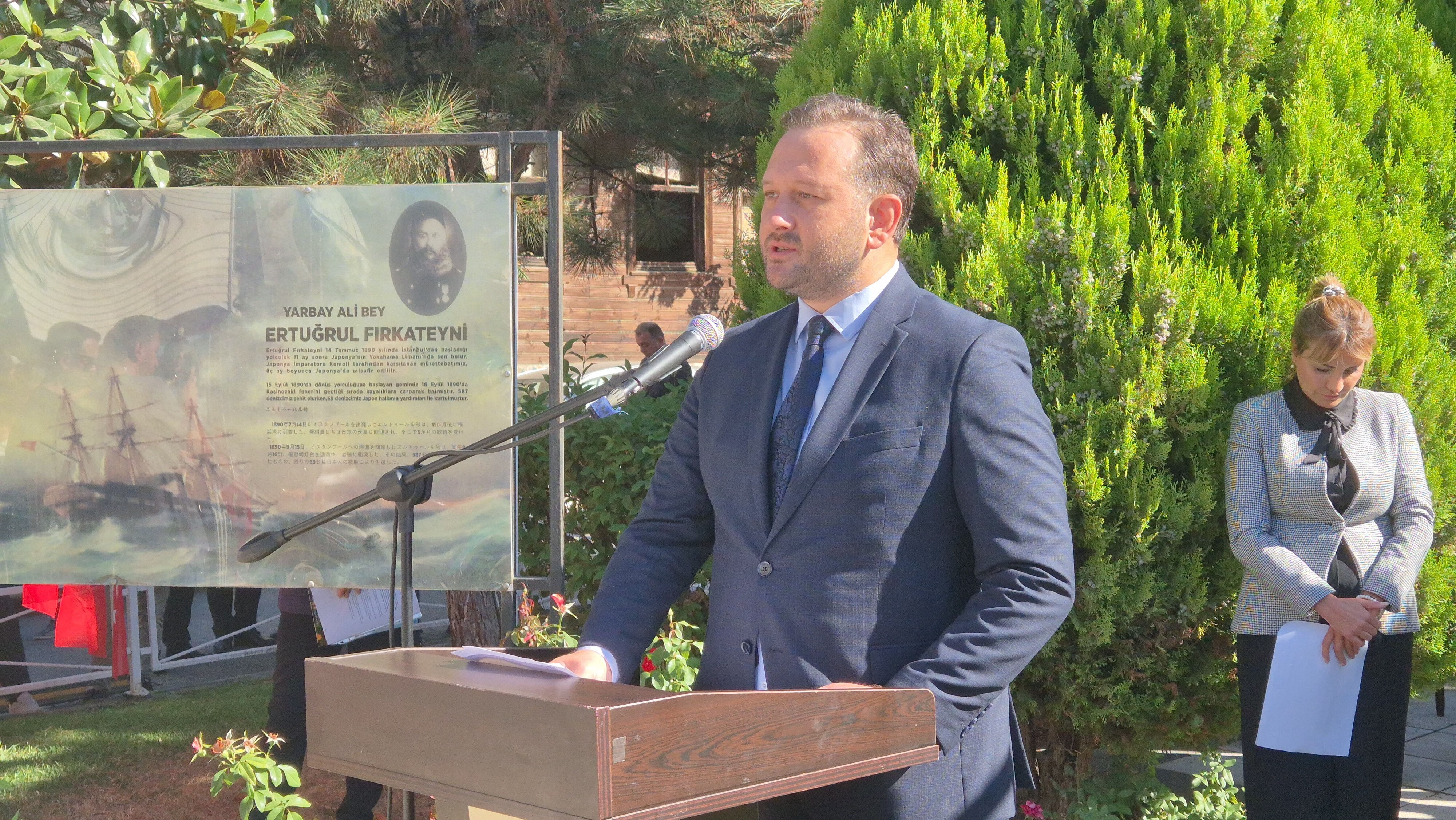 Türk Japon dostluğunun temeli orada atılmıştı: Ertuğrul Fırkateyni şehitleri anıldı Türk Japon dostluğunun temeli orada atılmıştı: Ertuğrul Fırkateyni şehitleri anıldı - 3. Resim