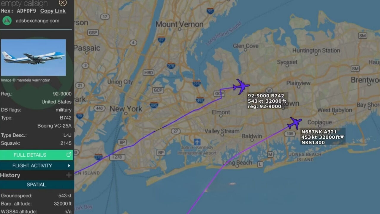 Trump'ın Londra uçuşunda korku dolu anlar! Çarpışma tehlikesi atlattı - 2. Resim