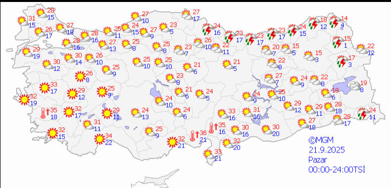 Meteoroloji’den 17 il için sağanak alarmı: Sıcaklıklar düşüyor - 3. Resim
