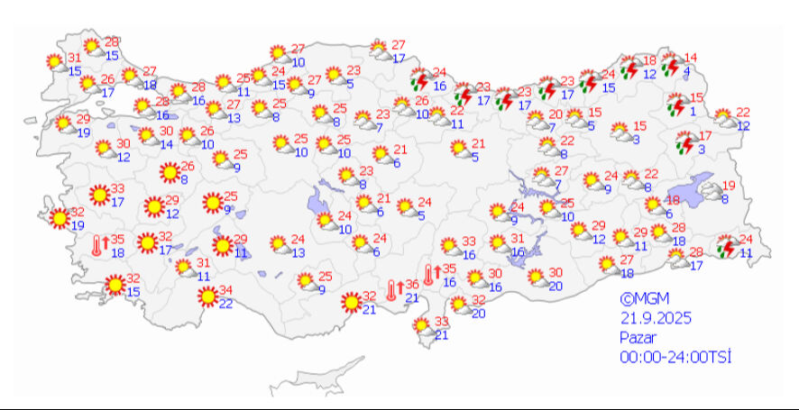 Hafta sonu hava nasıl olacak? 20-21 Eylül hava tahmin raporu açıklandı - 2. Resim
