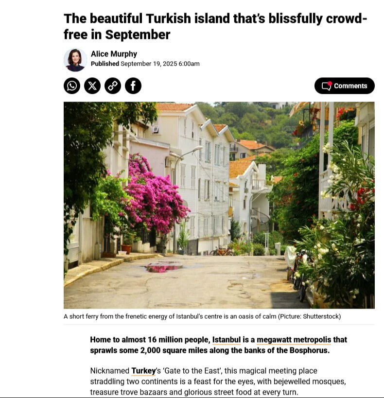 İngiliz basını manşetten duyurdu: İstanbul Doğu’nun kapısı, Batı’nın rüyası! Londra’nın kalbinden İstanbul’a övgü yağdı: Doğu’nun kapısı, Batı’nın rüyası - 1. Resim