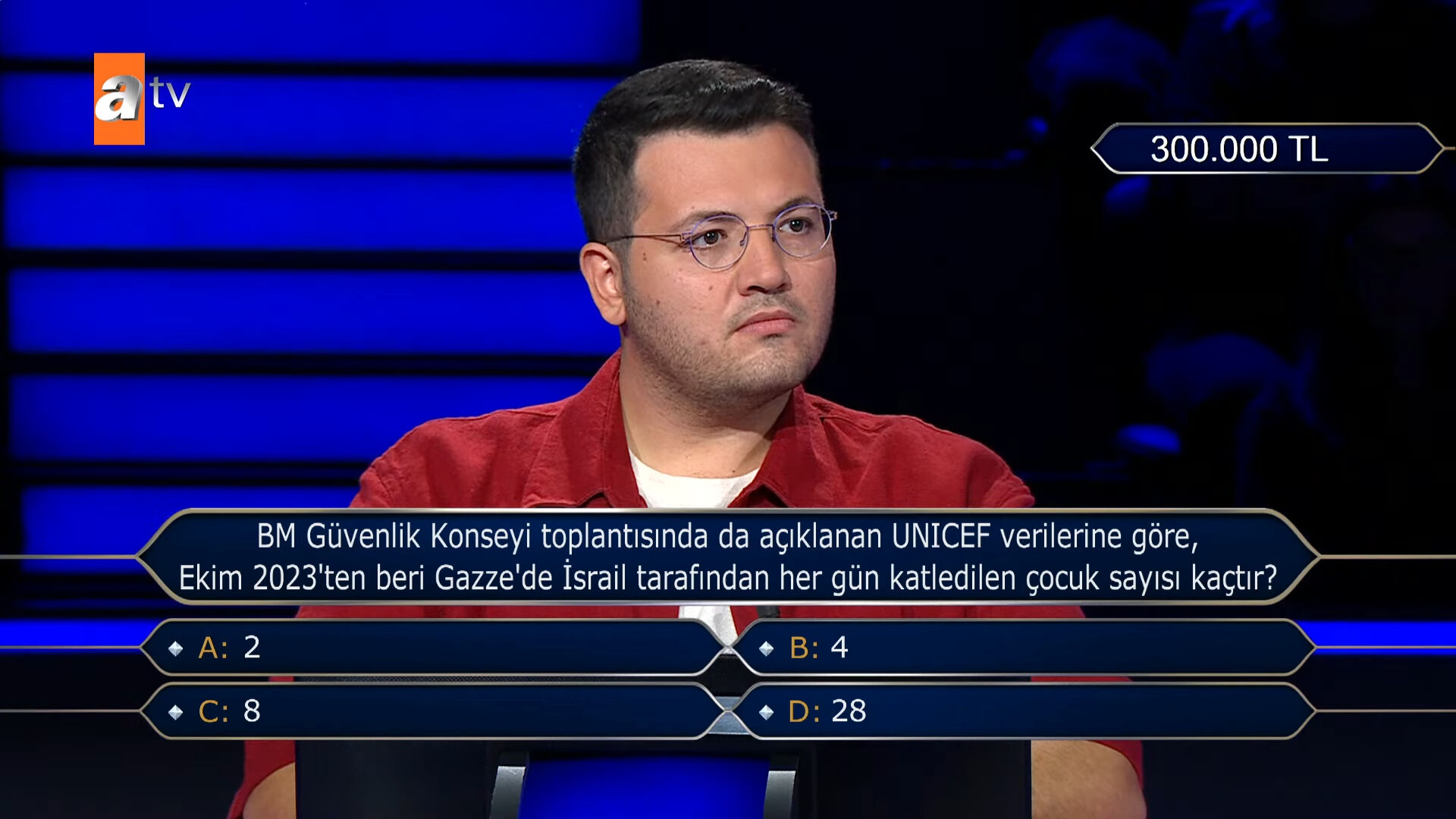 Milyoner’de Gazze gerçeği! Oktay Kaynarca, “Bu cevaba alkış yok” dedi Milyoner’de Gazze gerçeği! Oktay Kaynarca, “Bu cevaba alkış yok” dedi - 1. Resim