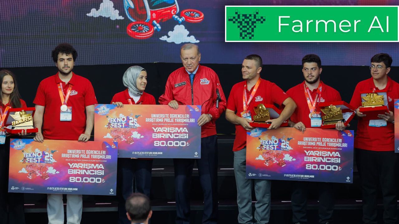 Çiftçinin ihtiyacını gençler çözdü! Tarım sektörüne kolaylık getirecek "Farmer AI" TEKNOFEST'te birinci oldu Çiftçinin ihtiyacını gençler çözdü! Tarım sektörüne kolaylık getirecek "Farmer AI" TEKNOFEST'te birinci oldu