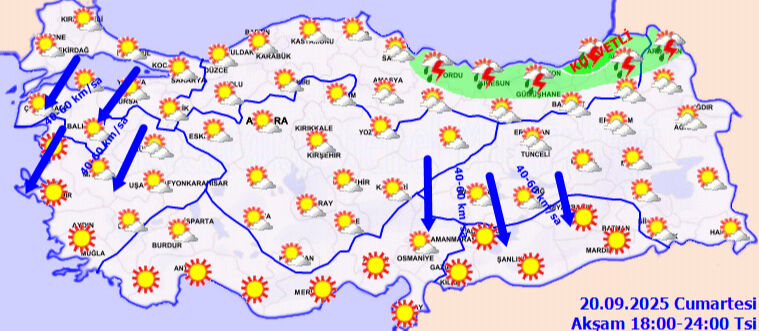 Meteoroloji saat vererek uyardı! Çok kuvvetli geliyor, işte il il son tahminler - 2. Resim