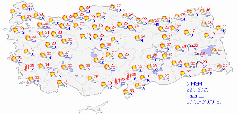 Meteoroloji son haritayı paylaştı! 3 bölge için peş peşe uyarı, hazırlıksız yakalanmayın Meteoroloji son haritayı paylaştı! 3 bölge için peş peşe uyarı, hazırlıksız yakalanmayın - 3. Resim
