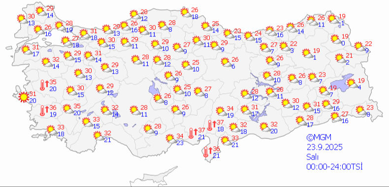 Meteoroloji son haritayı paylaştı! 3 bölge için peş peşe uyarı, hazırlıksız yakalanmayın Meteoroloji son haritayı paylaştı! 3 bölge için peş peşe uyarı, hazırlıksız yakalanmayın - 4. Resim