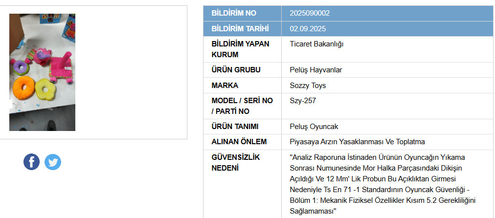 Ticaret Bakanlığı harekete geçti! Bu oyuncaklar evinizde varsa dikkat - 5. Resim