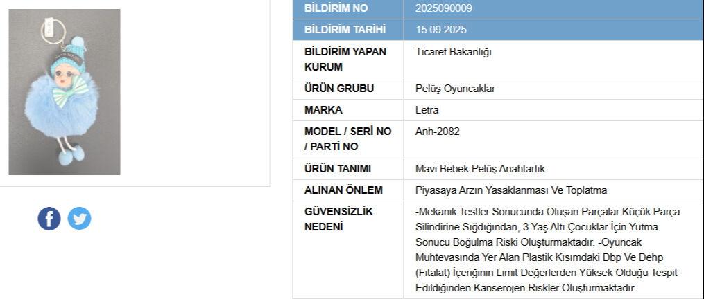 Ticaret Bakanlığı harekete geçti! Bu oyuncaklar evinizde varsa dikkat - 3. Resim