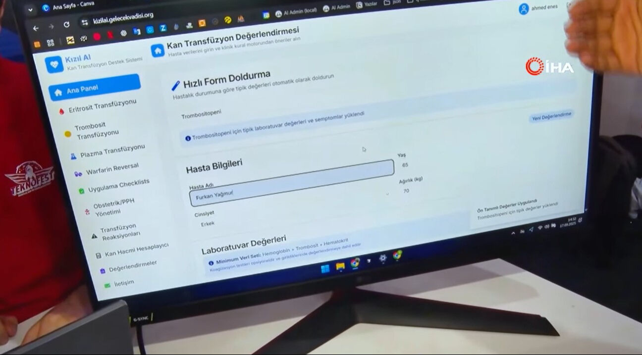 KızılAI, riski en aza indiriyor! İhlas Vakfı 'MediCode' ekibinden TEKNOFEST'te büyük başarı İhlas Vakfı 'MediCode' ekibinden TEKNOFEST'te büyük başarı! - 1. Resim