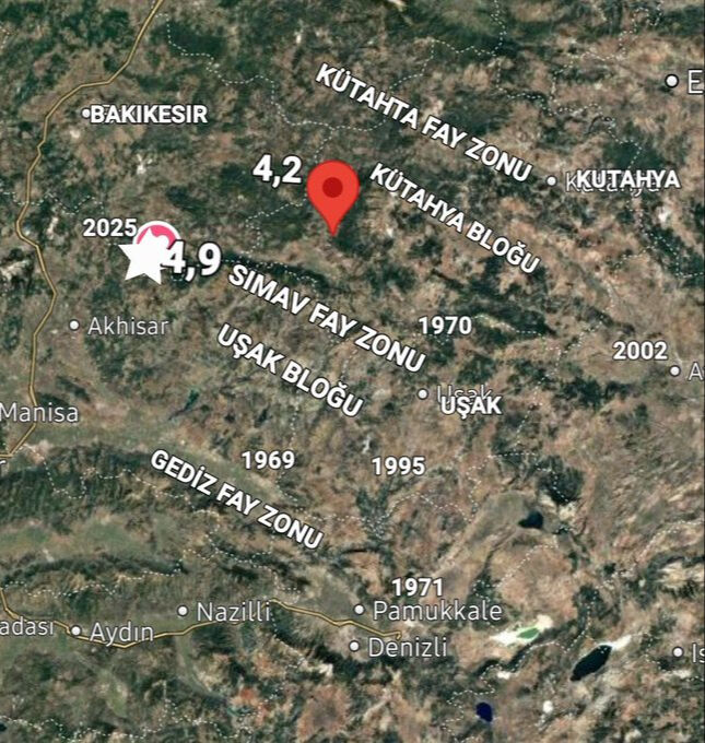 Osman Bektaş'tan iki farklı depremin ardından aynı uyarı geldi! Tehlike Gediz ile Sındırgı arasında büyüyor - 1. Resim