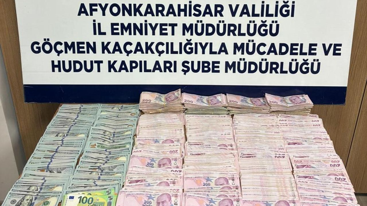 Afyonkarahisar&#039;da operasyon! 1 milyon TL ele geçirildi