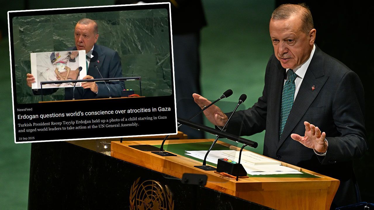 Cumhurbaşkanı Erdoğan&#039;ın BM&#039;deki konuşması uluslararası medyada yankılandı: Dünyanın vicdanını sorguluyor