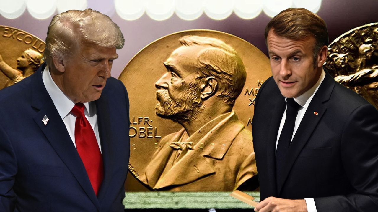 Macron&#039;dan Trump’a mesaj: Nobel tek şartla mümkün...