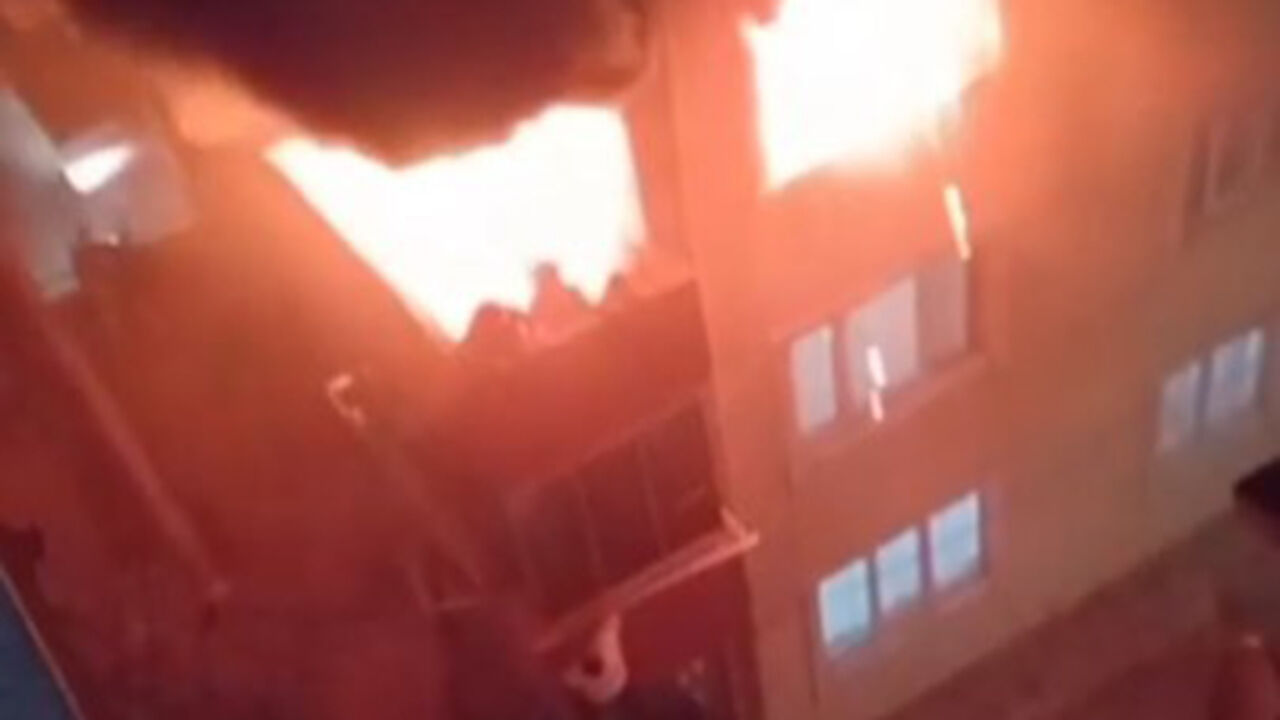 Bursa’daki yangın faciasından kahreden anlar - 1. Resim