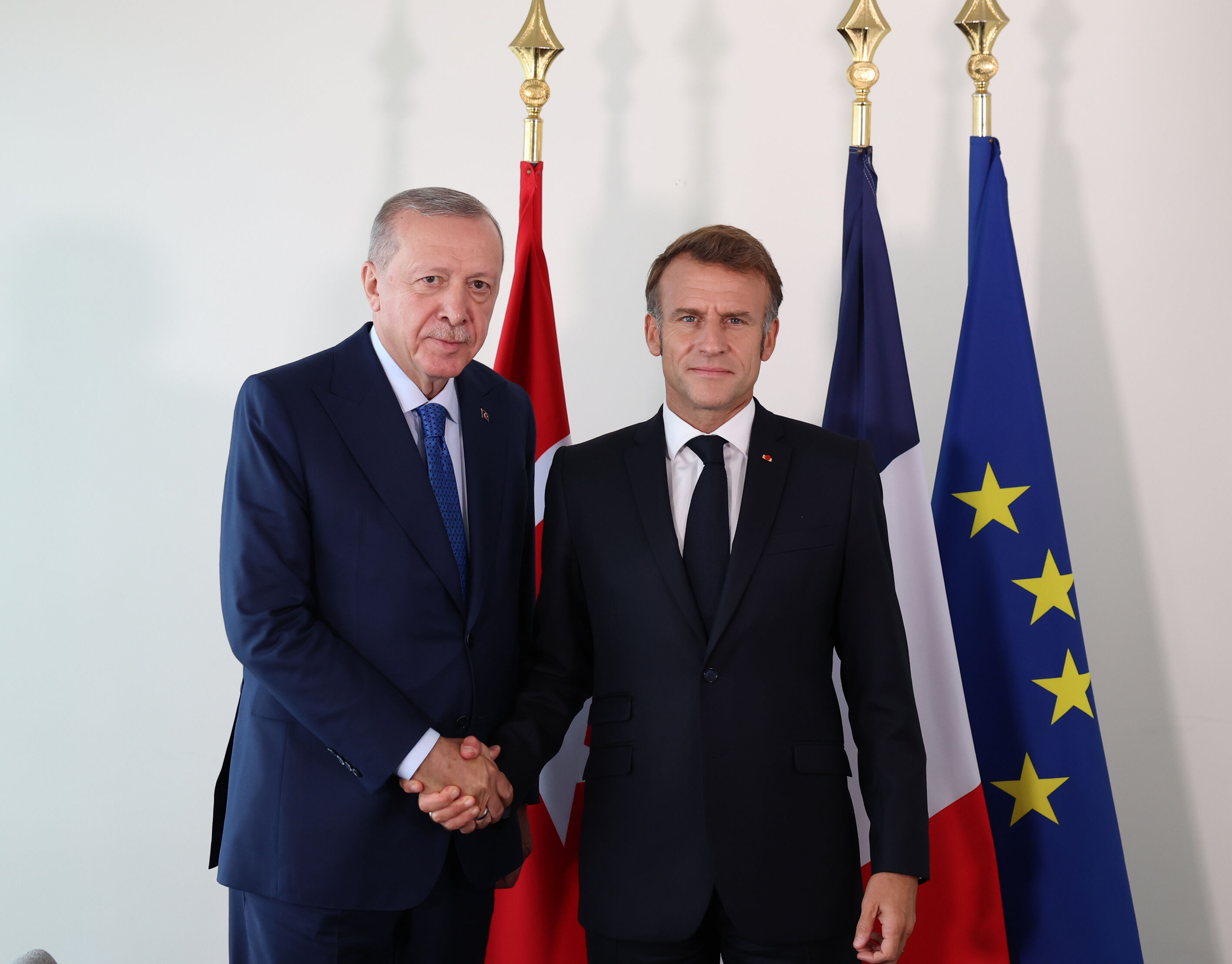 Cumhurbaşkanı Erdoğan'dan BM'de diplomasi trafiği! Şara ve Macron ile görüştü - 2. Resim