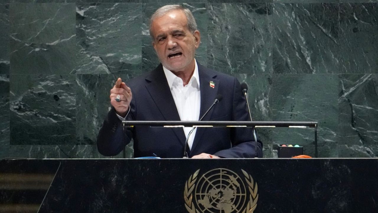 Pezeşkiyan BM&#039;de dünyaya seslendi: İsrail yalan söylüyor, nükleer silah üretmiyoruz