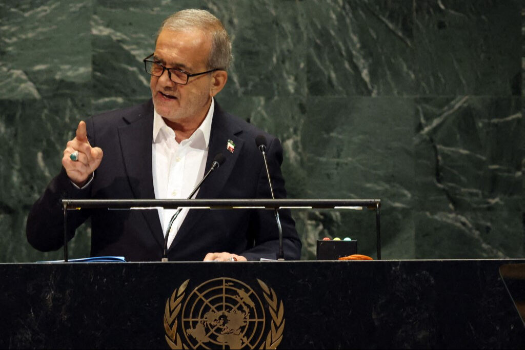 Pezeşkiyan BM'de dünyaya seslendi: İsrail yalan söylüyor, nükleer silah üretmiyoruz - 1. Resim