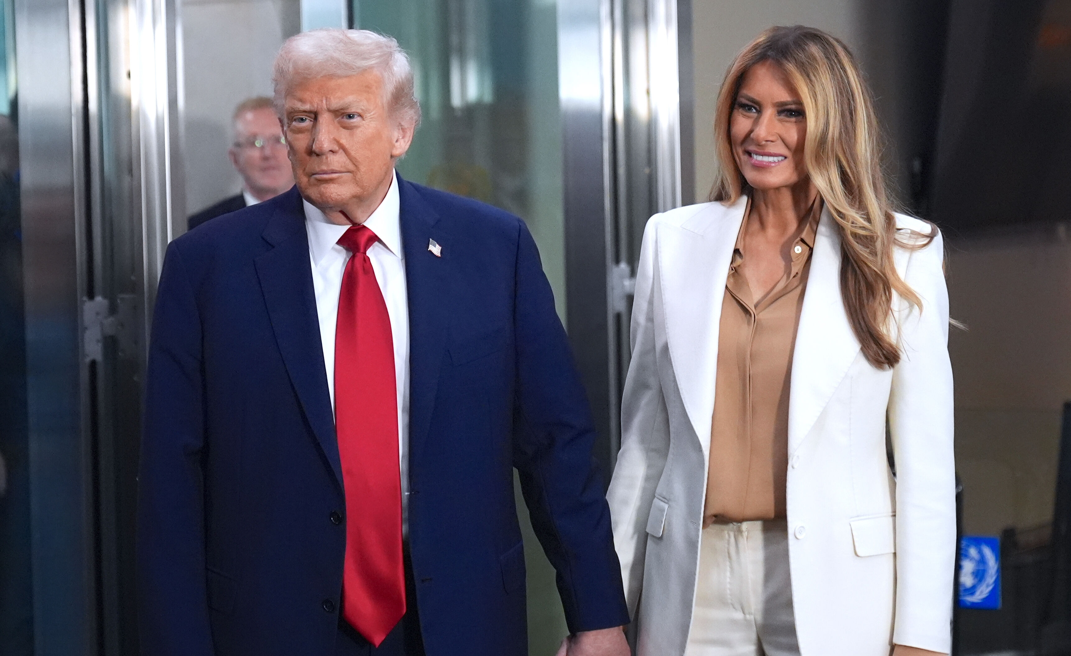 Yürüyen merdiven bozuldu, Trump tepki gösterdi! BM, suçu ABD heyetine attı - 2. Resim