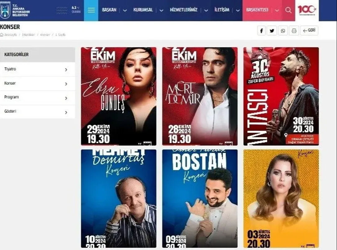 ABB konser listesi