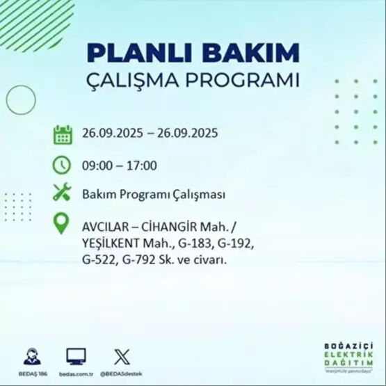 BEDAŞ, 10 saatlik kesintiyi duyurdu! 23 ilçe karanlığa gömülecek - 5. Resim