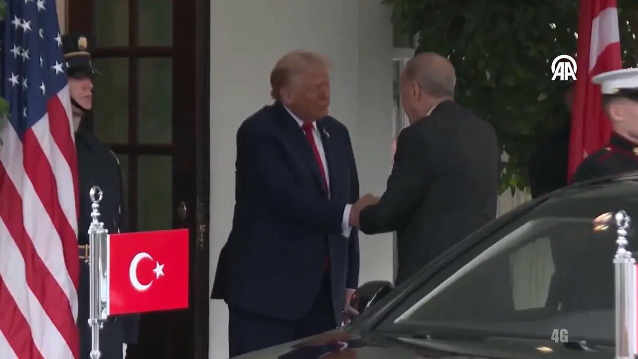 Beyaz Saray'da tarihi zirve: Erdoğan-Trump görüşmesi başladı - 1. Resim