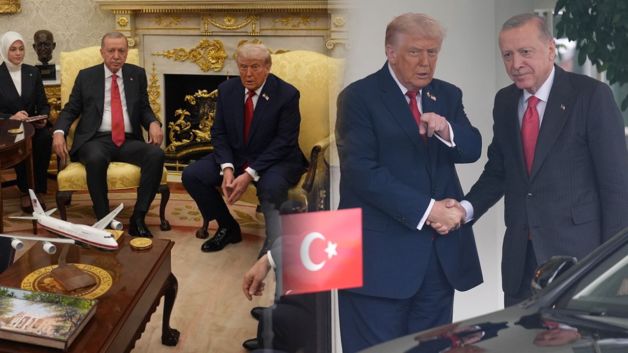 Beyaz Saray&#039;da tarihi zirve: Erdoğan-Trump görüşmesi başladı